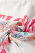 Flower Market Botanical Graphic Print Short Sleeve Cotton Tee