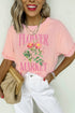 Flower Market Graphic Print Short Sleeve Crewneck Tee