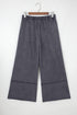Flower Patch Washed Terry Cropped Wide Leg Pants
