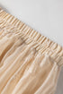 Flowy Solid Embroidered Mesh Overlay Long Skirt