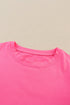 Flutter Sleeve Round Neck Relaxed Fit Woven Top