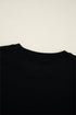 Flutter Sleeve Round Neck Relaxed Fit Woven Top