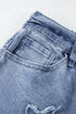 Foiled Star Patchwork Western Wide Leg Loose Jeans