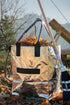 Foldable Woven Rolling Grocery Utility Shopping Tote Bag