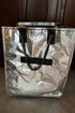 Foldable Woven Rolling Grocery Utility Shopping Tote Bag