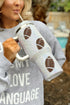 Football Graphic Print Alloy Travel Straw Tumbler