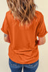Football Graphic Short Sleeve Sporty Casual Graphic Tee