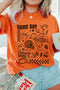 Football Graphic Short Sleeve Sporty Casual Graphic Tee