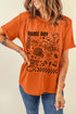 Football Graphic Short Sleeve Sporty Casual Graphic Tee