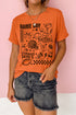 Football Graphic Short Sleeve Sporty Casual Graphic Tee