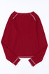 Football Graphic Thermal Knit Long Sleeve Game Day Top