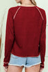 Football Graphic Thermal Knit Long Sleeve Game Day Top