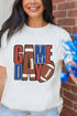 Football Theme Graphic Print Short Sleeve T-Shirt
