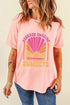 Forever Chasing Sunset Oversized Graphic Crew Neck Shirt