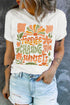 Forever Chasing Sunsets Floral Letter Graphic Print Tee