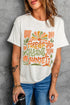 Forever Chasing Sunsets Floral Letter Graphic Print Tee