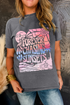 Forever Chasing Sunsets Graphic Print Rolled Sleeve Tee
