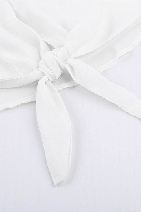 Forever Tonight Button Tie Top