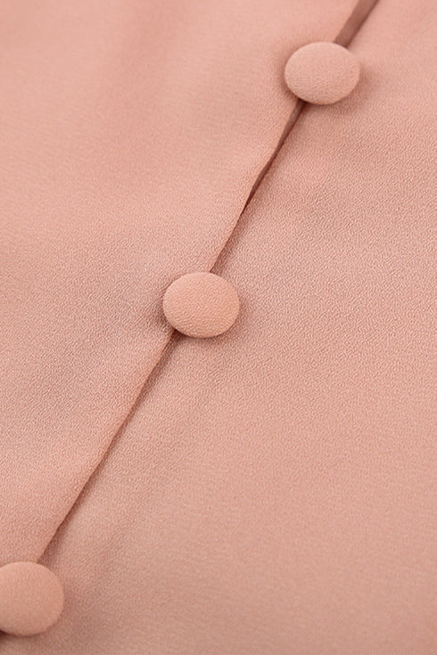 Forever Tonight Button Tie Top