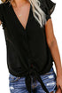 Forever Tonight Button Tie Top