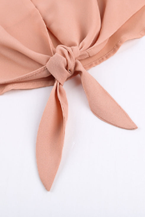 Forever Tonight Button Tie Top