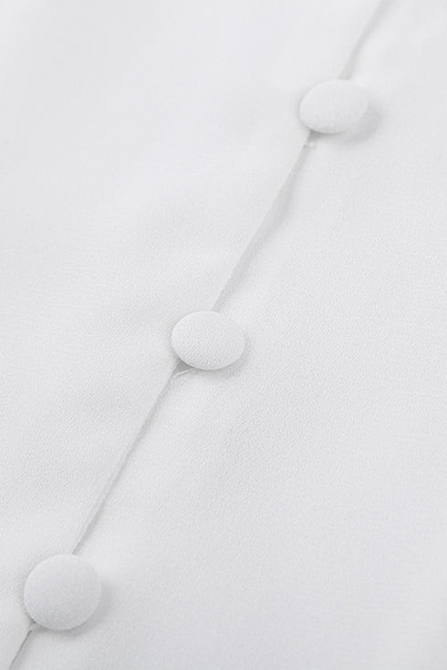 Forever Tonight Button Tie Top