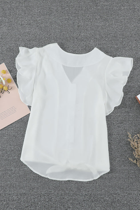 Forever Tonight Button Tie Top