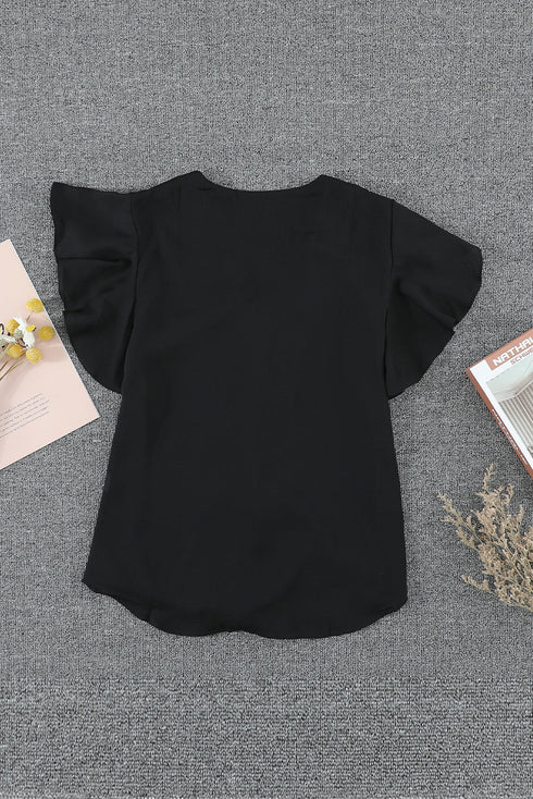 Forever Tonight Button Tie Top