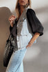 Frayed Edge Snap Front Flap Pocket Denim Vests