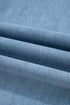 Frayed Side Panel Patchwork Striped Wide Leg Jeans