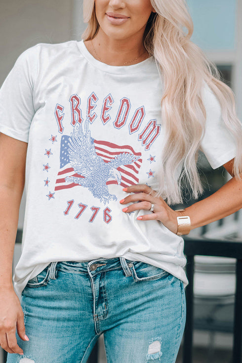 Freedom 1776 Eagle Graphic Jersey Knit Tee