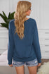 French Terry Cotton Blend Pullover Sweatshirt