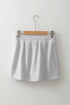 French Terry Drawstring Elastic Waist Pocket Mini Skort