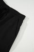 French Terry Drawstring Elastic Waist Pocket Mini Skort