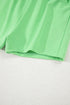 French Terry Drawstring Elastic Waist Pocket Mini Skort
