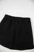 French Terry Drawstring Elastic Waist Pocket Mini Skort