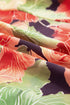 Frilled Collar Half Sleeve Floral Print A Line Dress