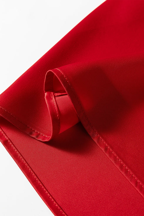 Frilled V Neck Bow Detail Three Quarter Sleeve Blouse