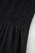 Front Cutout Smocked Back Sleeveless Wide Leg Jumpsuit