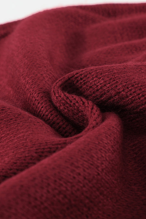 Front Pocket And Buttons Closure Cardigan