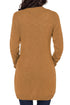 Front Pocket And Buttons Closure Cardigan