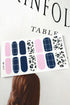 Frosted Finish Wild Animal Print Adhesive Gel Nail Stickers