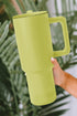 Frosted Metal Alloy Vacuum Insulated Straw Tumbler