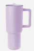 Frosted Metal Alloy Vacuum Insulated Straw Tumbler