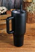 Frosted Metal Alloy Vacuum Insulated Straw Tumbler
