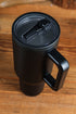 Frosted Metal Alloy Vacuum Insulated Straw Tumbler