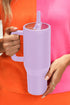 Frosted Metal Alloy Vacuum Insulated Straw Tumbler