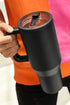 Frosted Metal Alloy Vacuum Insulated Straw Tumbler