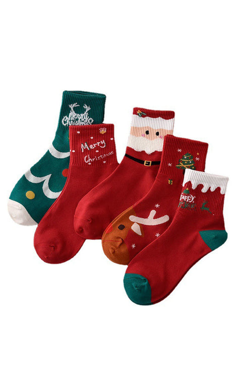 Fun Graphic Print Soft Knit Crew Socks