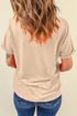 Gallant Horse Graphic Print Short Sleeve Crew Neck Tee